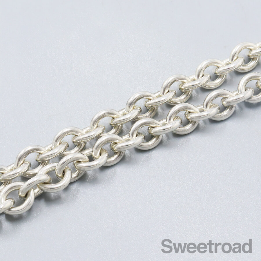 美品　Tiffany & Co. ネックレス　チョーカー　オーバル　タグ TIFFANY&Co.】ティファニー リターントゥ オーバルタグ