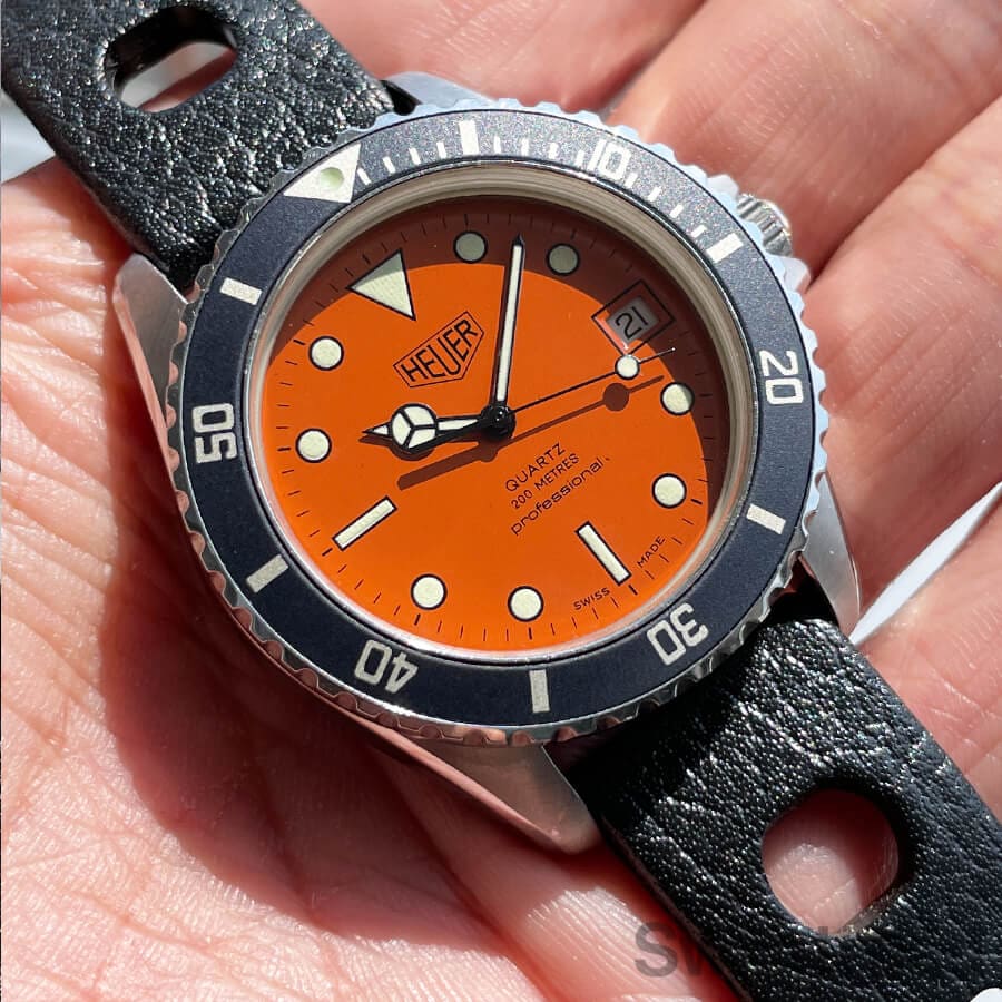 限定値下げ　ホイヤー プロフェッショナル ダイバー 200ｍHEUER ホイヤー プロフェッショナル ダイバー200m クォーツ 1980年代