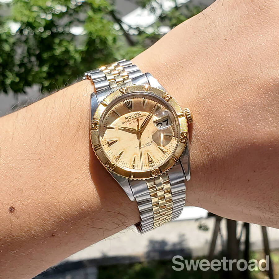 ロレックス 初代サンダーバード 1stモデル 赤デイトジャスト Ref.6309