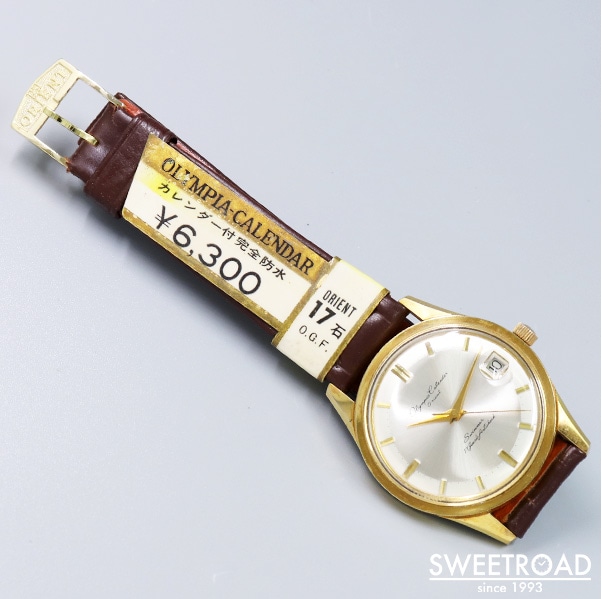 オリエント 未使用品 オリンピアカレンダー スイマー タグ付き 1960