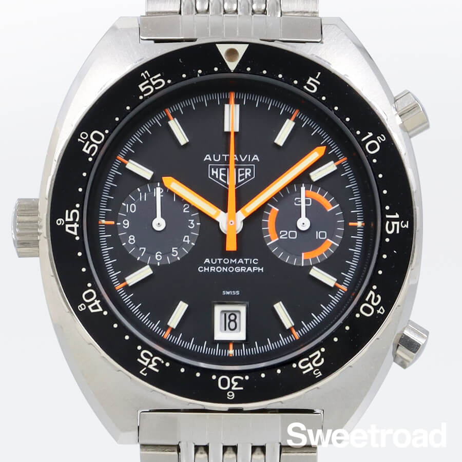 ホイヤー 美品 オータヴィア Ref.11630 オレンジボーイ 1970年代 w