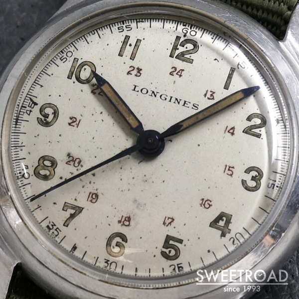 手巻き 稼働品 ロンジン ペア腕時計 シェルアラビア数字文字盤