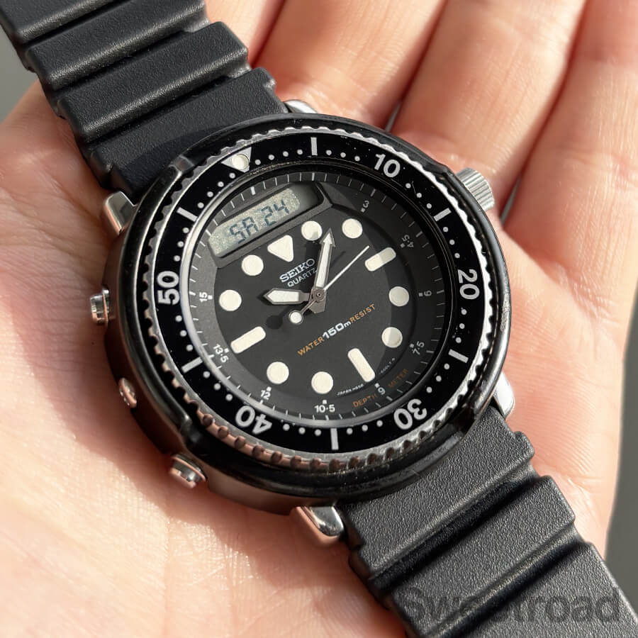 セイコー 150mハイブリッドダイバー アーニー Ref.H558-5000 1982年製