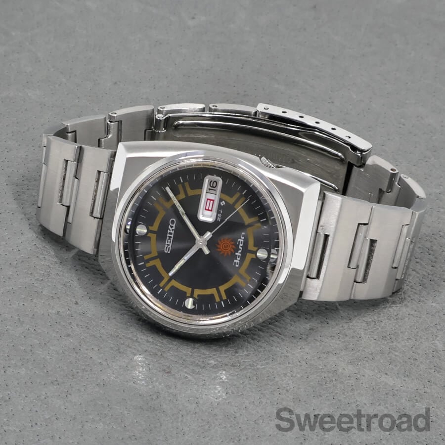 希少1972年製アンティーク【セイコー】アドバン 上下非対称ケース 純正ブレス セイコー アドバン 6106-7560 上下非対称ケース 純正ブレス 自動