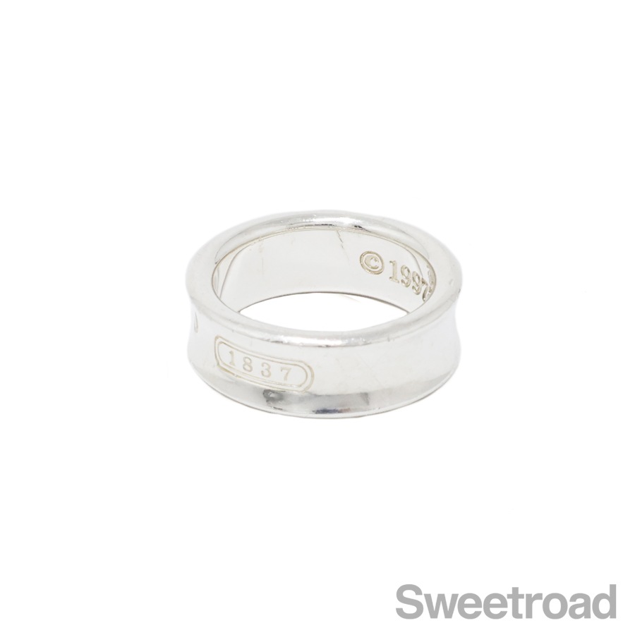 ティファニー　1837  ナロー　ワイド　リング  約10号〜11号の間くらい ティファニー 1837 ナローリング ワイド 10号 | スイートロード