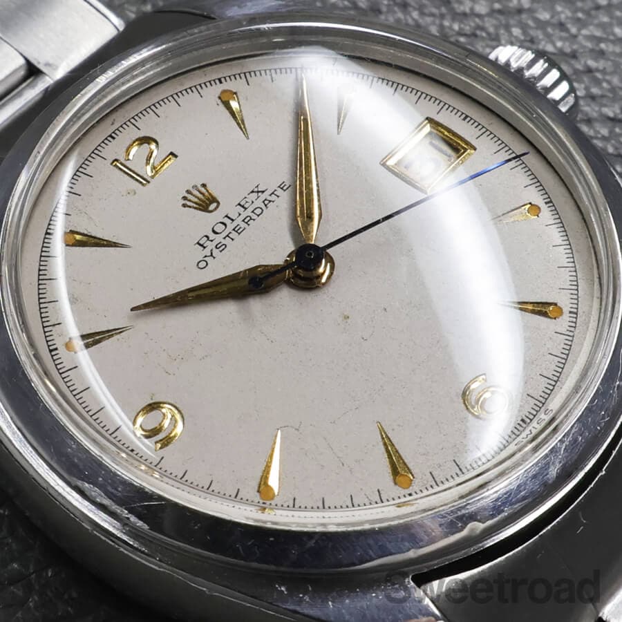 ロレックス オイスターデイト Ref.6094 ギョウシェダイヤル