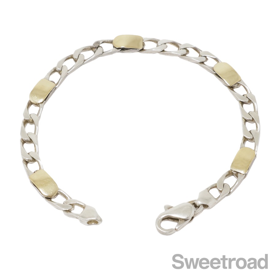 チェーンブレスレット　留め具のみtiffany TIFFANY&Co. ティファニー Tナローチェーン ブレスレット