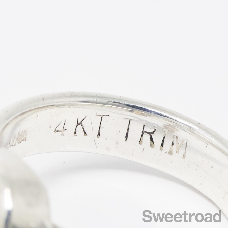 old tiffany ティファニー　フック&アイ　リング　ヴィンテージ 9号 美品 ヴィンテージティファニー TIFFANY コンビ フックアンド