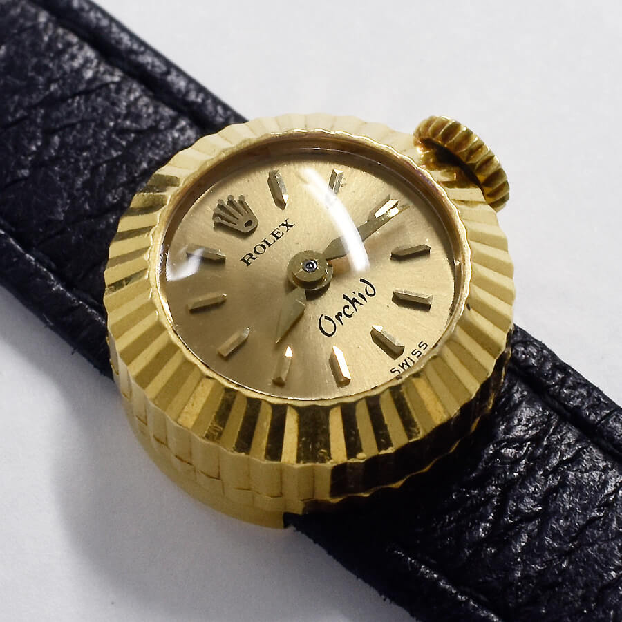 ロレックス カメレオン・オーキッド 18KYG Ref.2059 1963年製