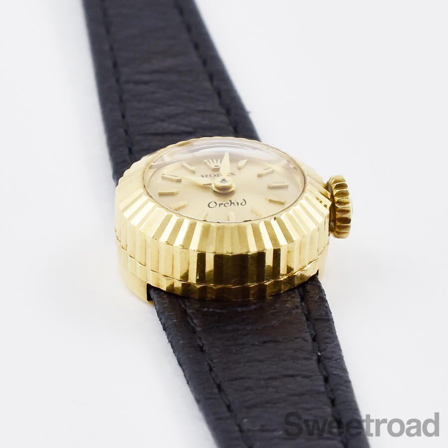 m*k様 ロレックス　カメレオン　18金無垢　カットガラス　手巻 ビンテージ ア ROLEX ロレックス カメレオン | 18金カットガラス - コスチューム