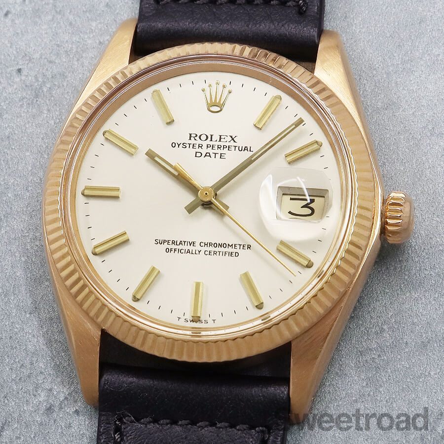 【ROLEX／ロレックス】Ref.1503／18KYG／オイスターパーペチュアルデイト／Cal.1570／1971年製／w-25704