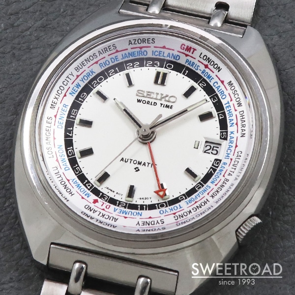 セイコー ワールドタイム Ref.6117-6400 3rdモデル 1970年製 w-27219