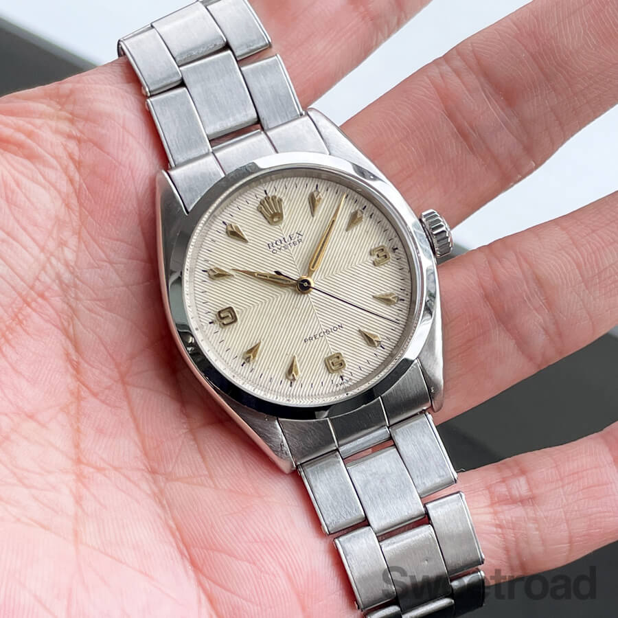 ロレックス オイスター Ref.6422 シェブロン 1956年製 w-31707gnz