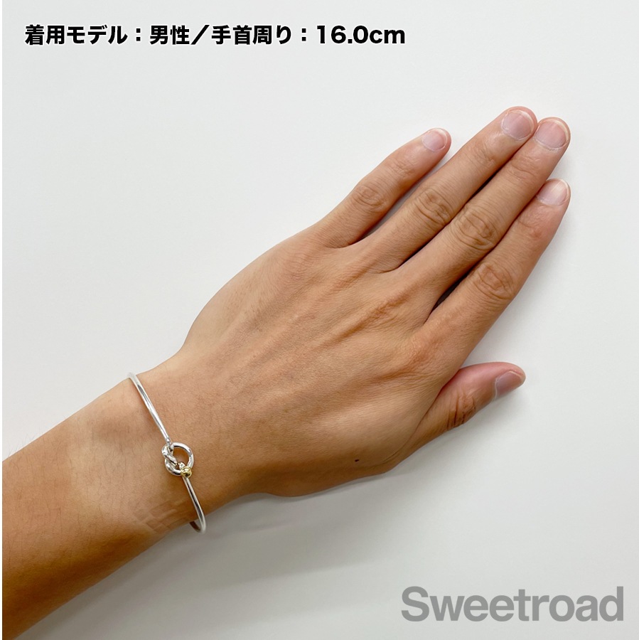 【値下げしました‼️】TIFFANY フック&アイ バングル ラブノット ティファニー フックアンドアイ ラブノットバングル | スイート