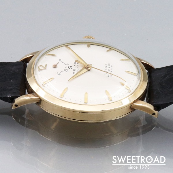 SEIKO セイコー　インジケーター　17石　14015 14金張り セイコー！！インジケーター17石!動品！14015！ 14金張り！