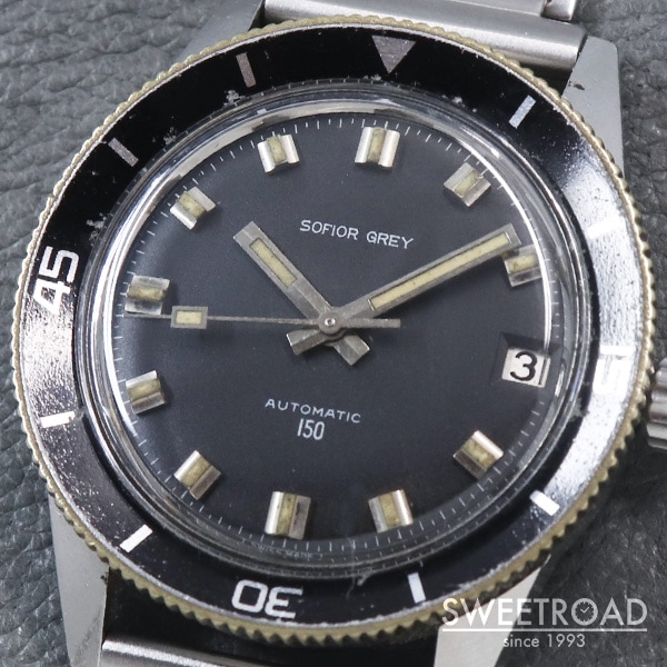 SOFIOR GREY ソフィオール・グレイ 150mダイバー 1950年代 w-27480