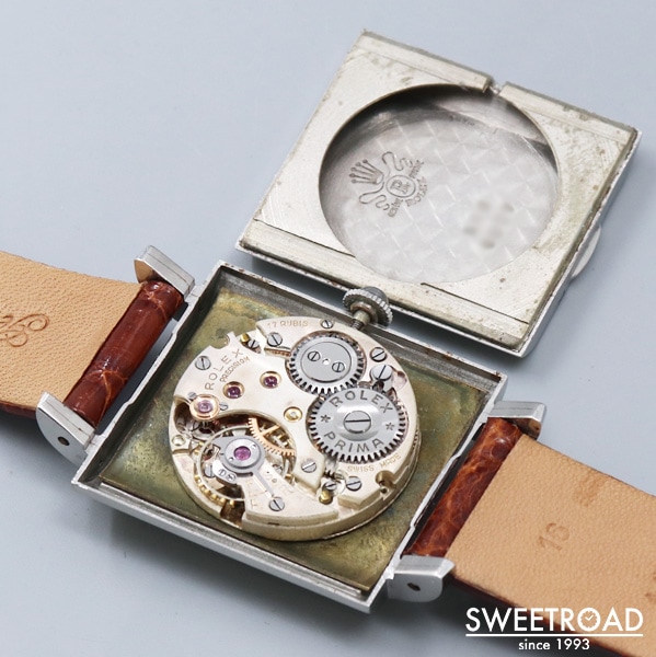 ROLEX 時計ケース クリーム色 時計ケース 腕時計 収納ケース 10本収納 エルムバール木目