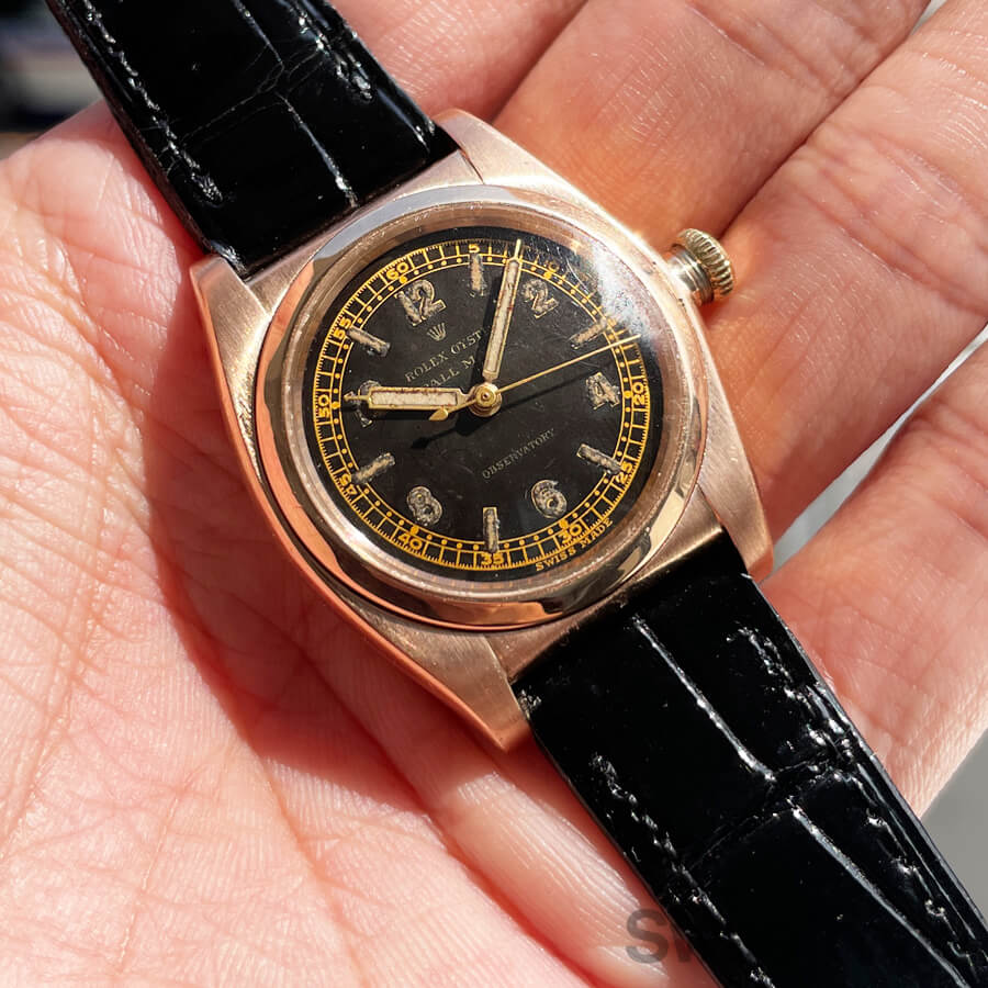 ロレックス オイスター ポールモール 14KPG Ref.3009 1938年製