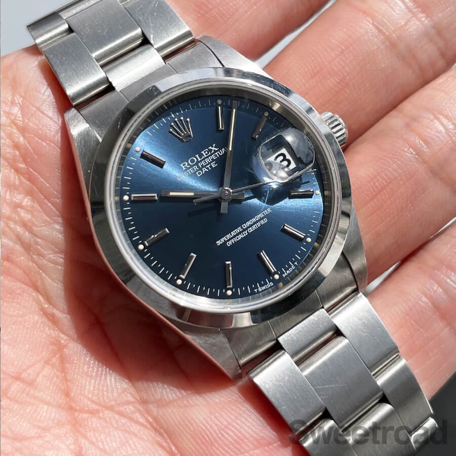 ROLEX オイスターパーペチュアル デイト ref.15200 ブルー 楽天市場】W番 ROLEX オイスターパーペチュアル デイト Ref.15200