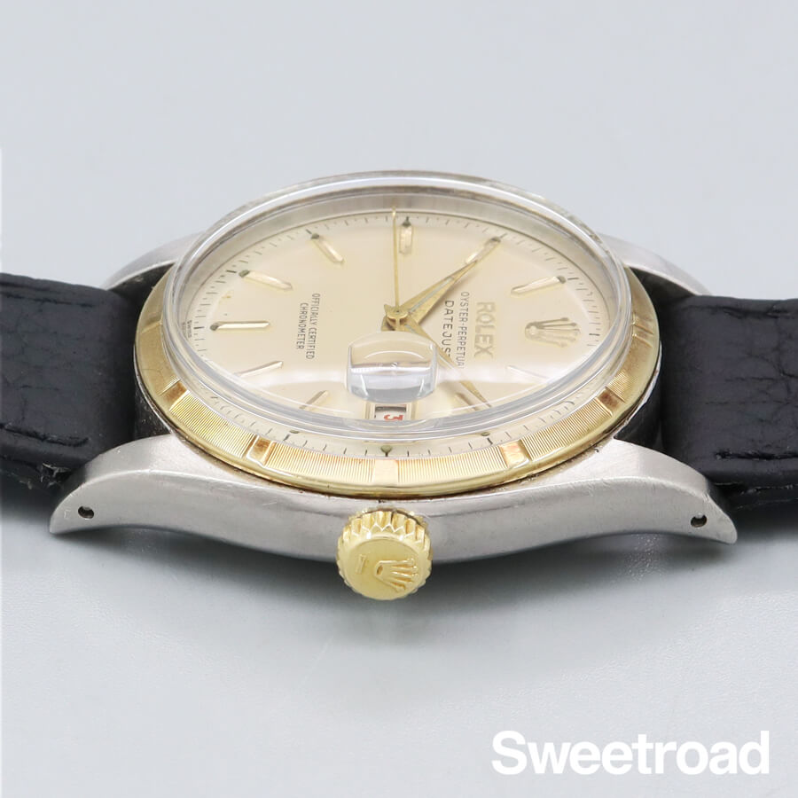 ロレックス 初期型デイトジャスト Ref.6305 ビッグバブル 1953年製 w