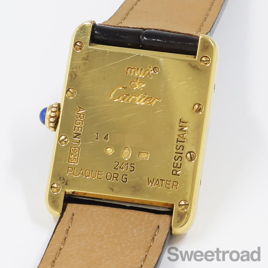 カルティエ マストタンク MMサイズ Ref.2415 クォーツ 2000年代