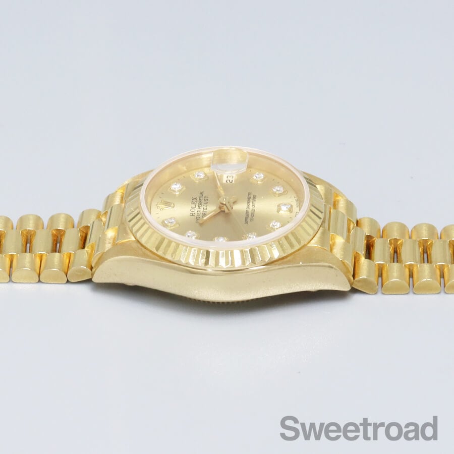 希少 海外販促用 ROLEX ひかれ ロレックス デイジャスト大型掛け時計
