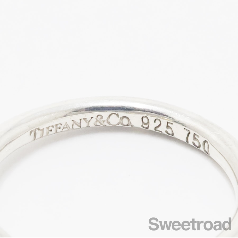 訳あり TIFFANY&Co. ティファニー リング フックアンドアイ 9号 訳あり TIFFANY&Co. ティファニー リング フックアンドアイ 9号