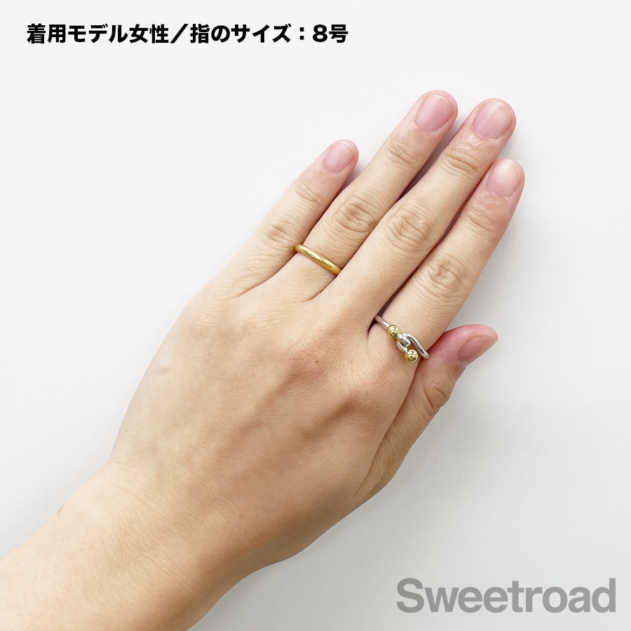 ティファニー　フックアンドアイ　リング　ゴールド TIFFANY&Co. ティファニー フック&アイ リング 指輪 12.5号 18金