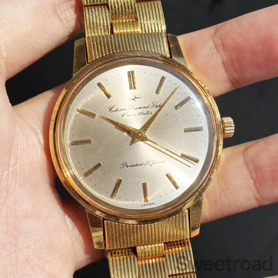 極美品 CITIZEN シチズン ダイヤモンドフレーク 31石 パラウォーター