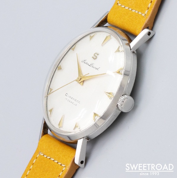 SEIKO LAUREL J14000 DIASHOCK 17石　ローレル セイコー ローレル・初期型 Ref.J14000 1958年製 w-24561