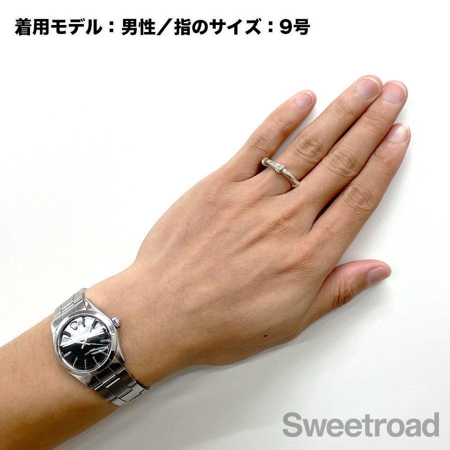 【TIFFANY&Co】鏡面仕上げ　バンブーリング　8号　希少　廃盤ヴィンテージ ティファニー バンブーリング 8号 | スイートロード-Sweetroad