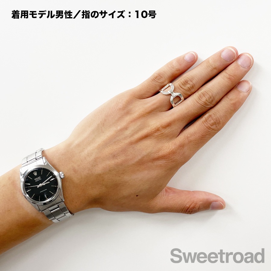 エルメス エヴァーシェーヌダンクルリング 52サイズ 10-12号