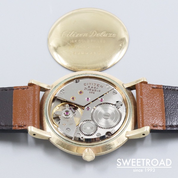 シチズン デラックス Ref.51407089 最初期型 14KGF 1959年製 w