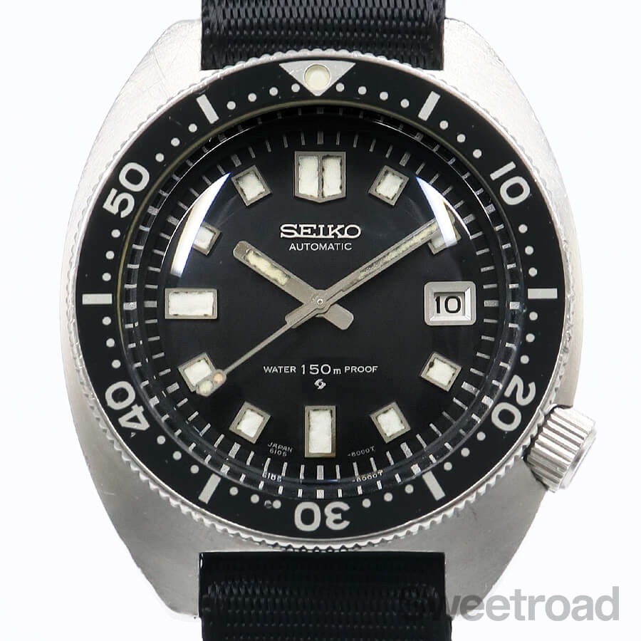 セイコー 150mダイバー 2ndモデル前期型 Ref.6105-8000 1968年製 w