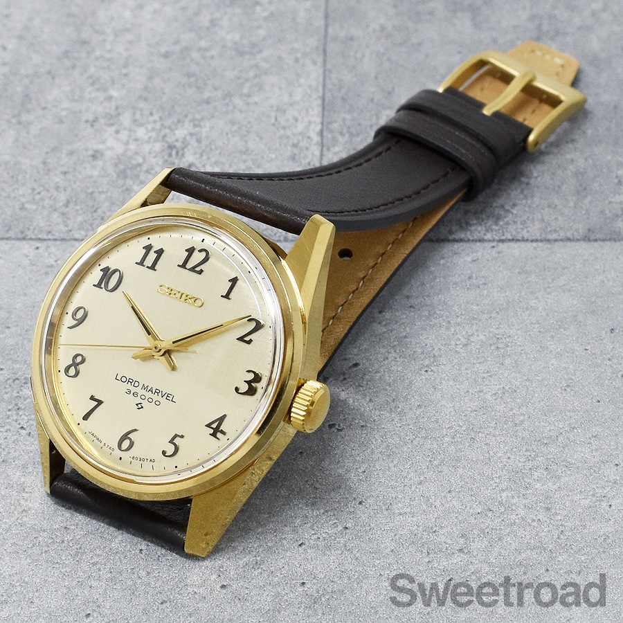 SEIKO セイコー ロードマーベル 36000 5740-8000 腕時計 セイコー ロードマーベル 36000 5740-8000 10振動 手巻 OH済