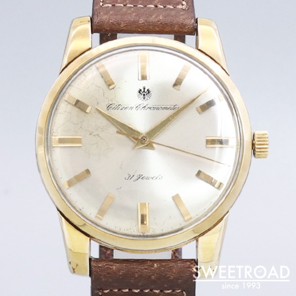 CITIZEN CR1507081クロノメーターヴィンテージ手巻き 楽天市場】【CITIZEN】シチズン クロノメーター CR1507081 手