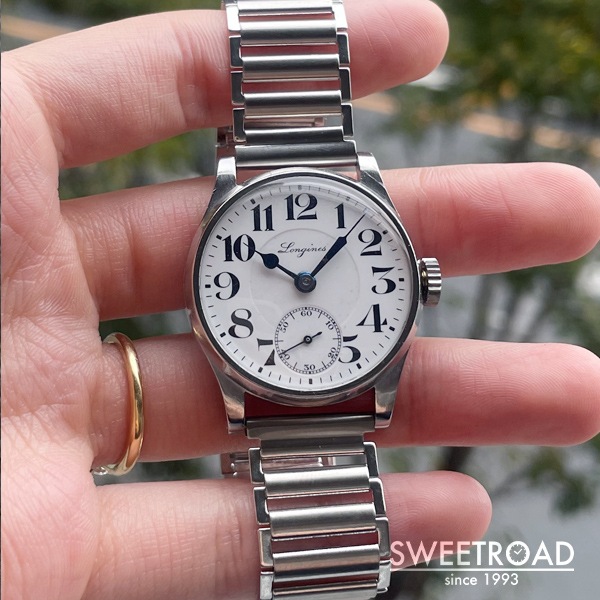 LONGINES 手巻き時計 ステンレススチール 約36mm AY-39B ロンジン LONGINES Cal.23.ZS 手巻き スケルトン裏蓋付属