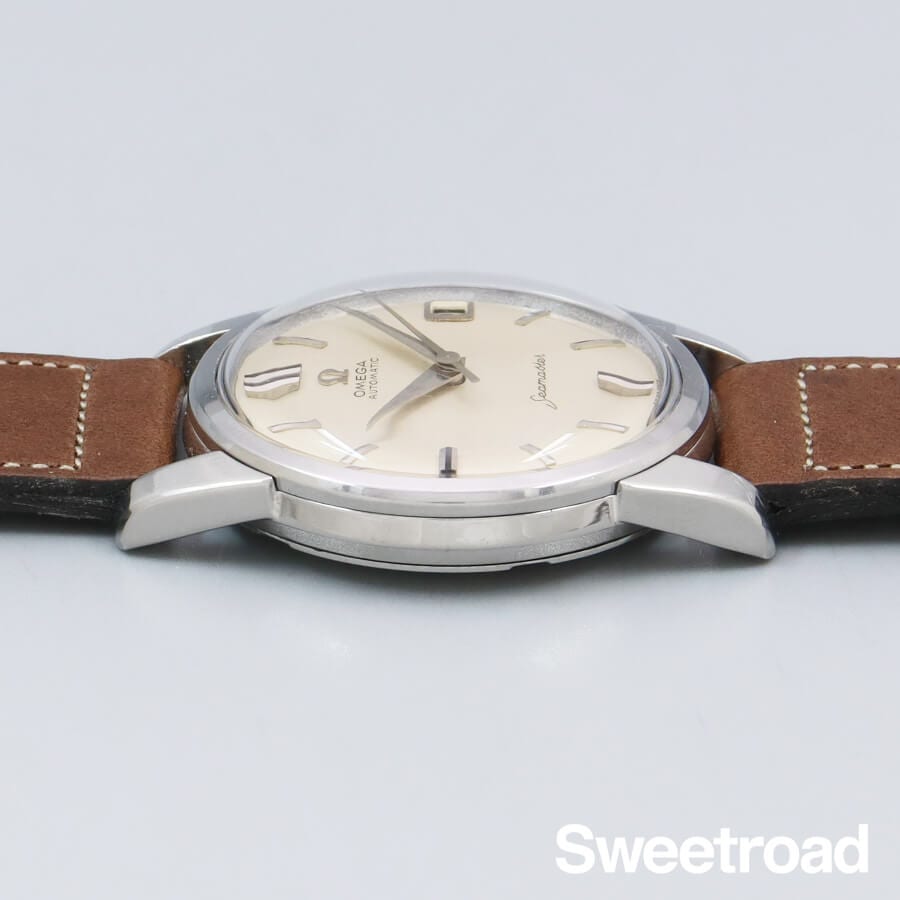 ピンクの猫様 Ω オメガ OMEGA 腕時計 シーマスター SEAMASTER ピンクの