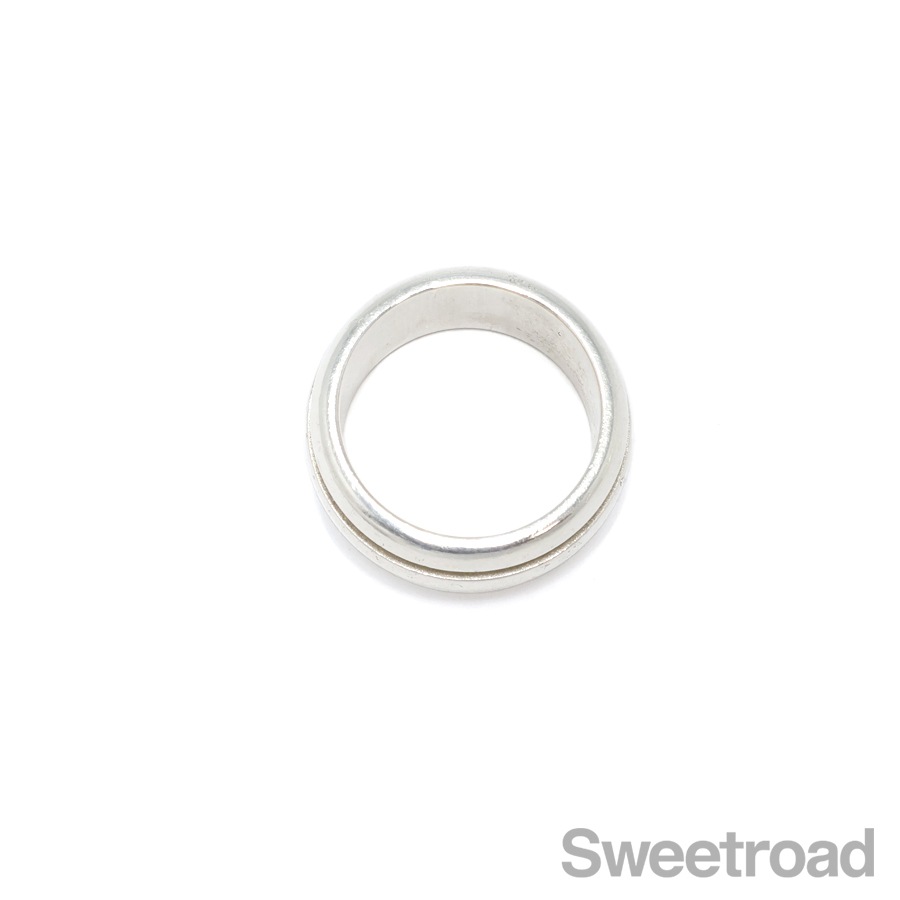 【みたらし】ティファニー グルーブド ダブルライン リング 約17号 楽天市場】ティファニー 指輪 SV アトラス グルーブド ダブルライン