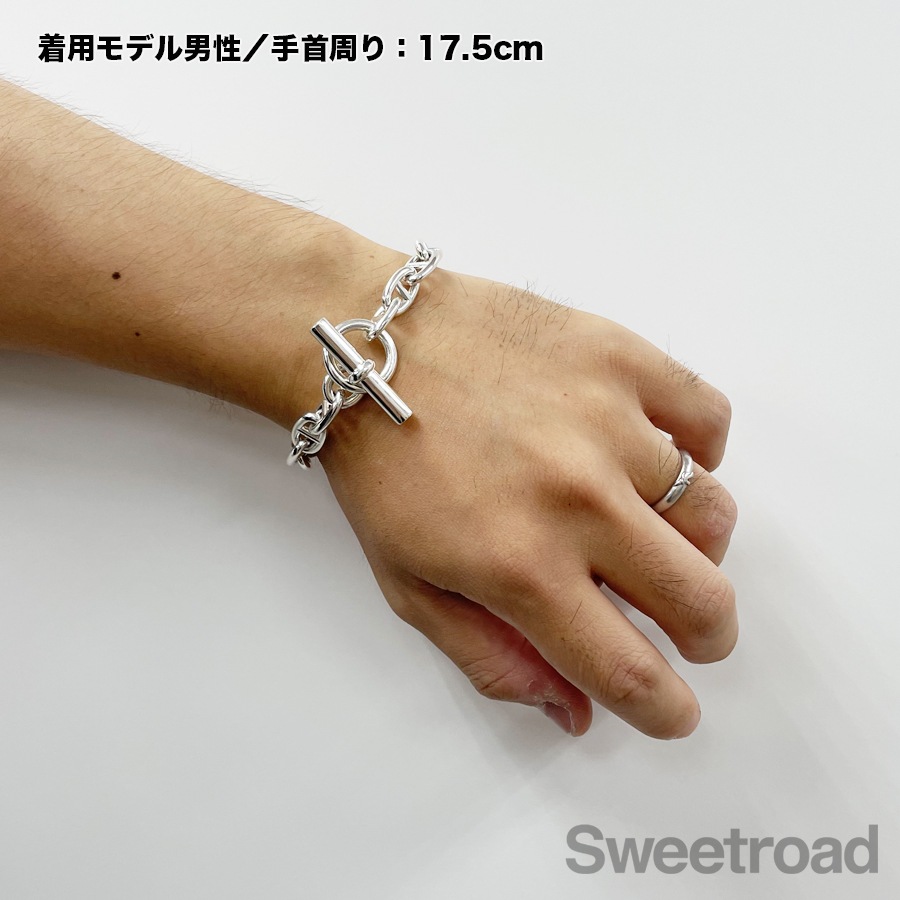【エルメスの象徴♪】エルメス シェーヌダンクル ブレスレットMM エルメス シェーヌダンクル チェーンブレスレット MMサイズ
