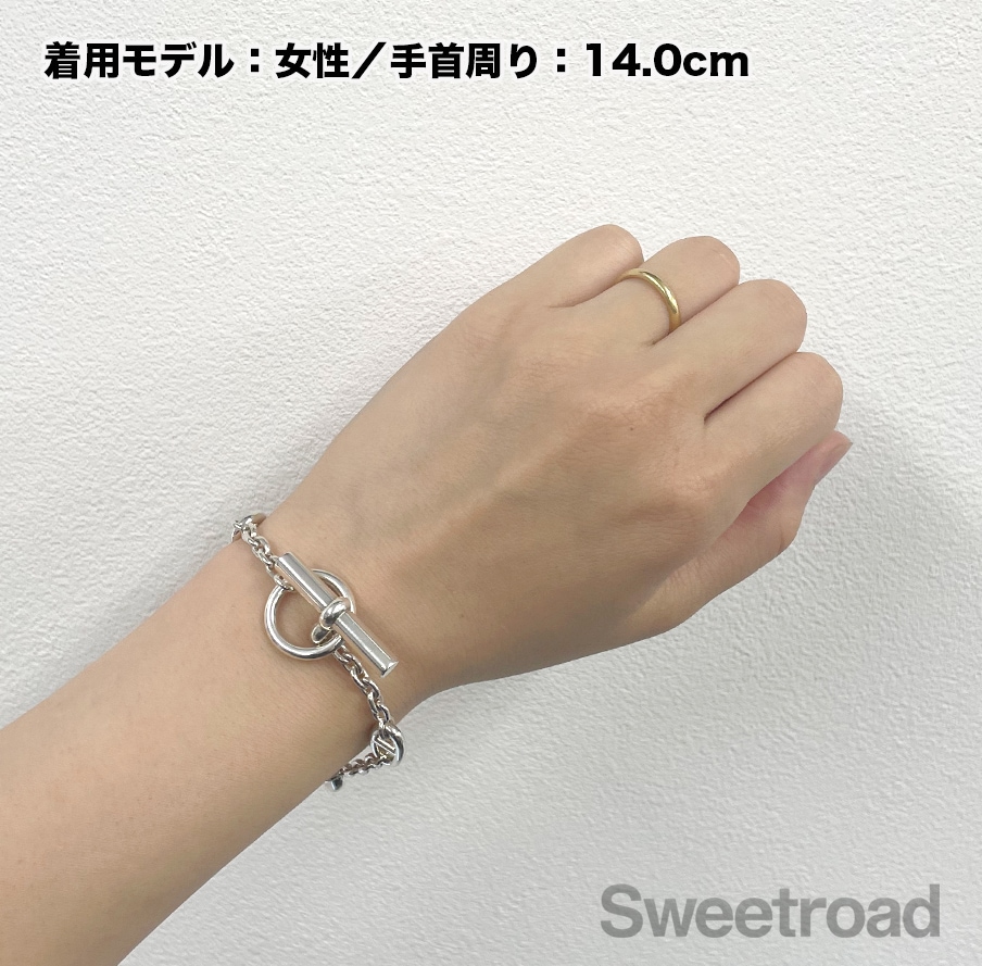 エルメス シェーヌダンクル ファランドール ブレスレット STサイズ