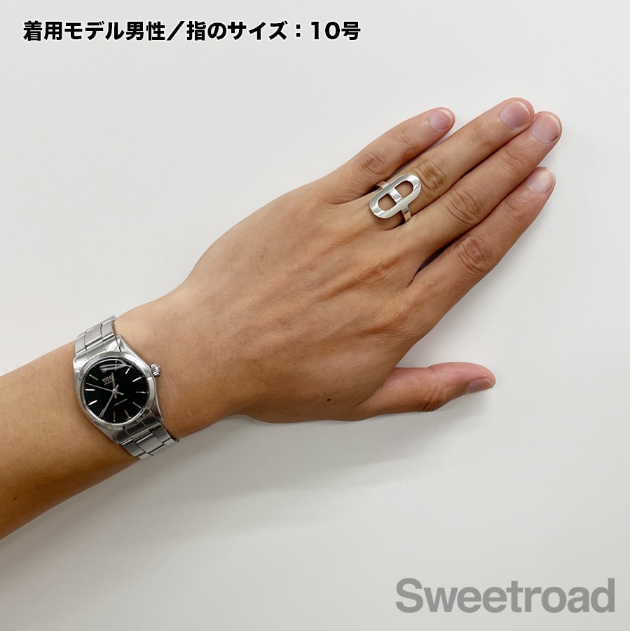 エルメス エヴァーシェーヌダンクルリング 50サイズ 10号