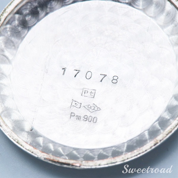 IWC プラチナ製ラウンドケース ノンデイト Cal.853 1961年製 w