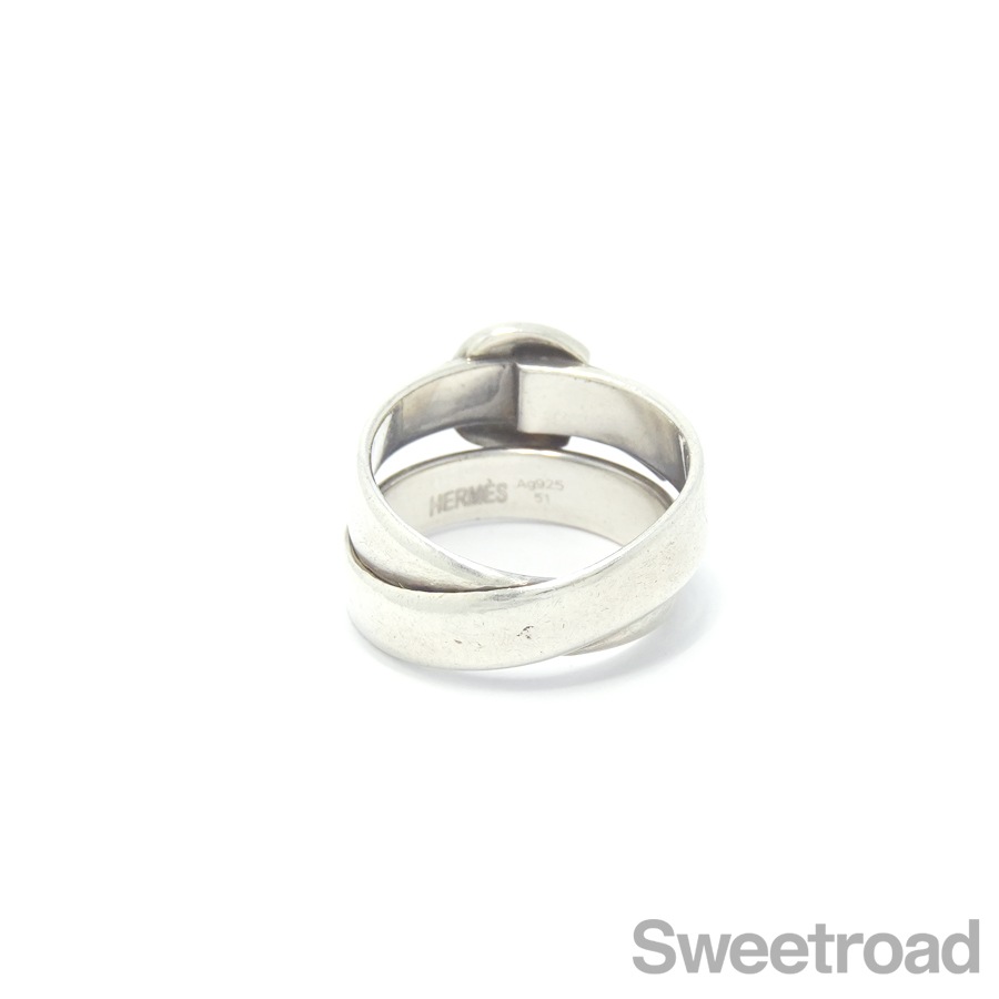 HERMES エルメス ダブルトゥルー リング ヴィンテージ 51 HERMES エルメス ダブルトゥルー リング ヴィンテージ 51 - メルカリ