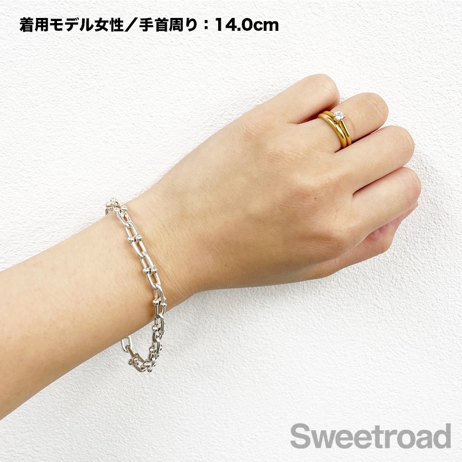 ティファニー ハードウェア リンク ブレスレット スターリング