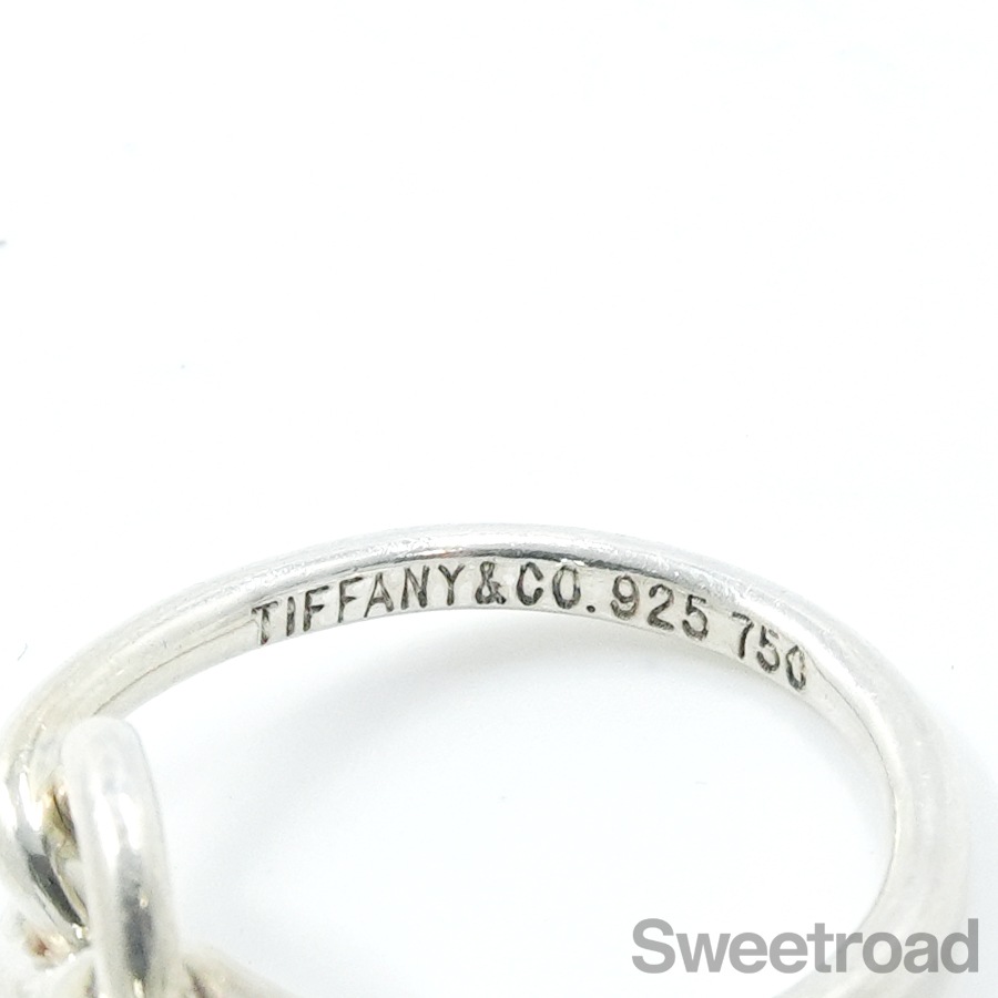 ティファニー フックアンドアイ ラブノットリング 12号 | スイート