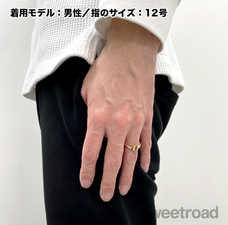 tyyyさんの専用リンク 名古屋店限定販売】ティファニー Tワイヤーリング 13号 18KYG
