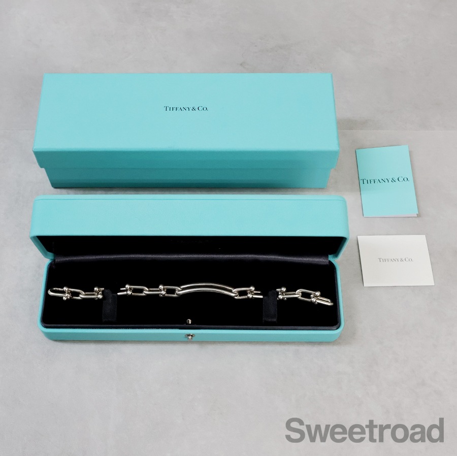 Tiffany & Co. ハードウェアラージリンクブレスレット 専用ボックス付 ハードウェア ラージ リンク ブレスレット ミディアム[60153066