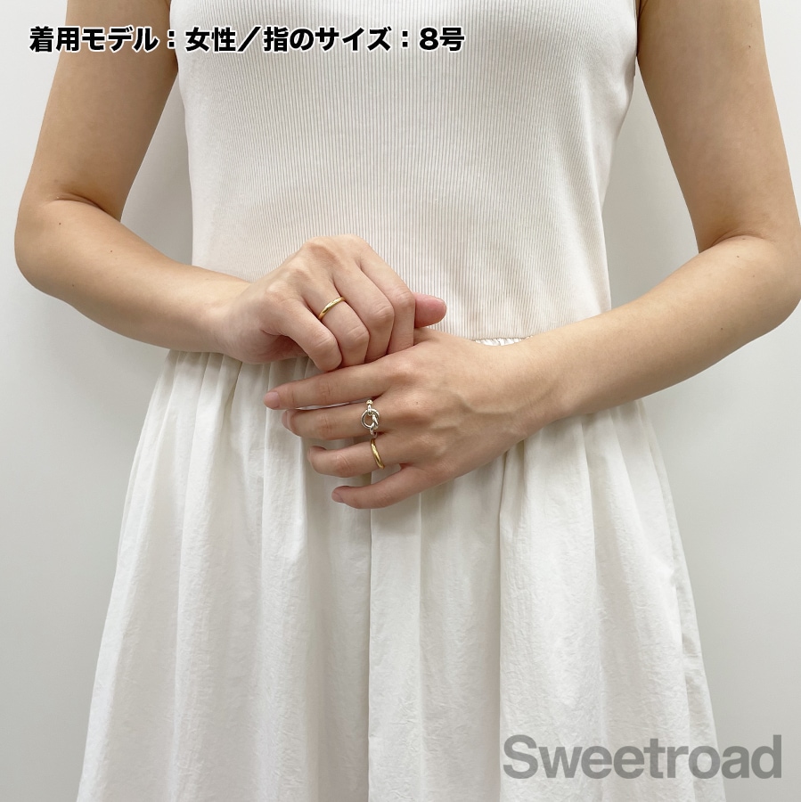 Tiffany & Co. ♡︎フックアンドアイ　#10 ティファニー フックアンドアイ ダブルアイリング 10号