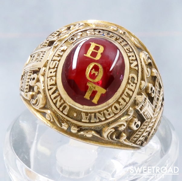 ヴィンテージ カレッジリング ブラウン大学 10K サイズ 22号 32g